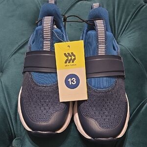 All in Motion Navy and Black Slip-On Sneakers